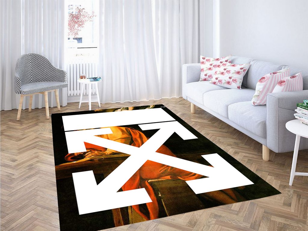 Art Off White Bold Fashion Living Room Modern Carpet Rug 4 Art Off White Bold Fashion Living Room Modern Carpet Rug