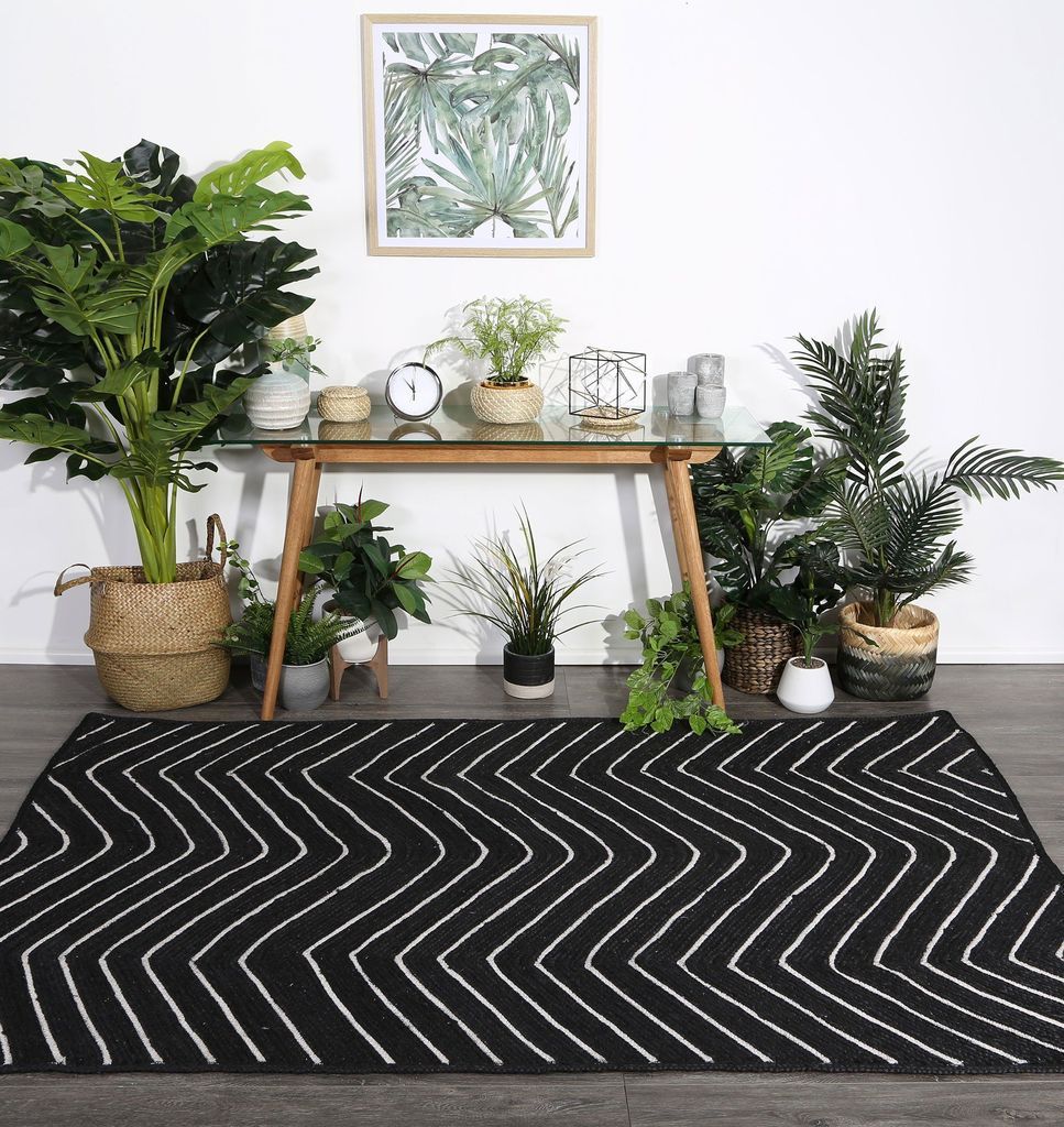 Artisan Natural Chevron Black Limited Edition Rug 1 Artisan Natural Chevron Black Limited Edition Rug