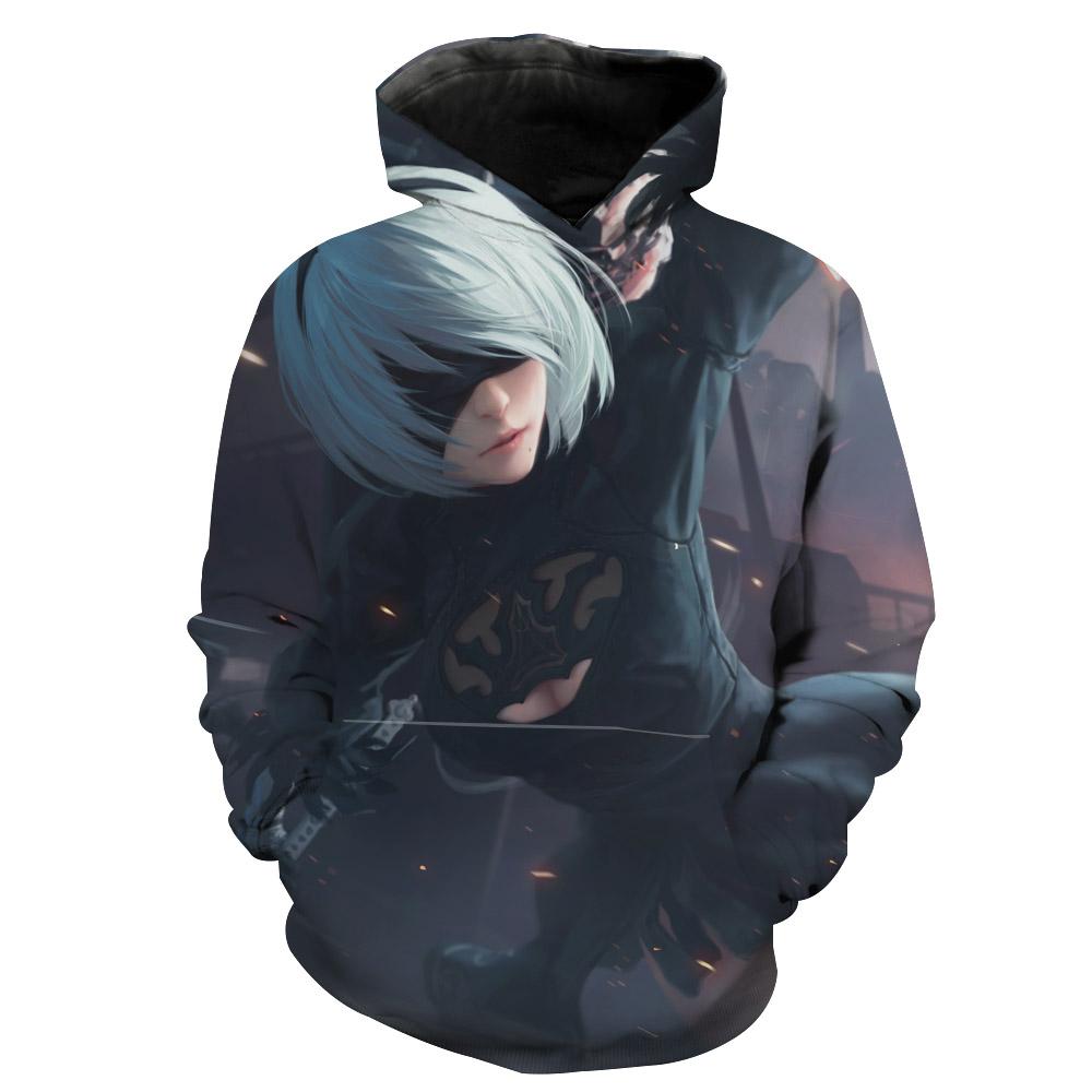 Artistic Nier Nier Video Gaming Hoodie 3D 3 Artistic Nier Nier Video Gaming Hoodie 3D
