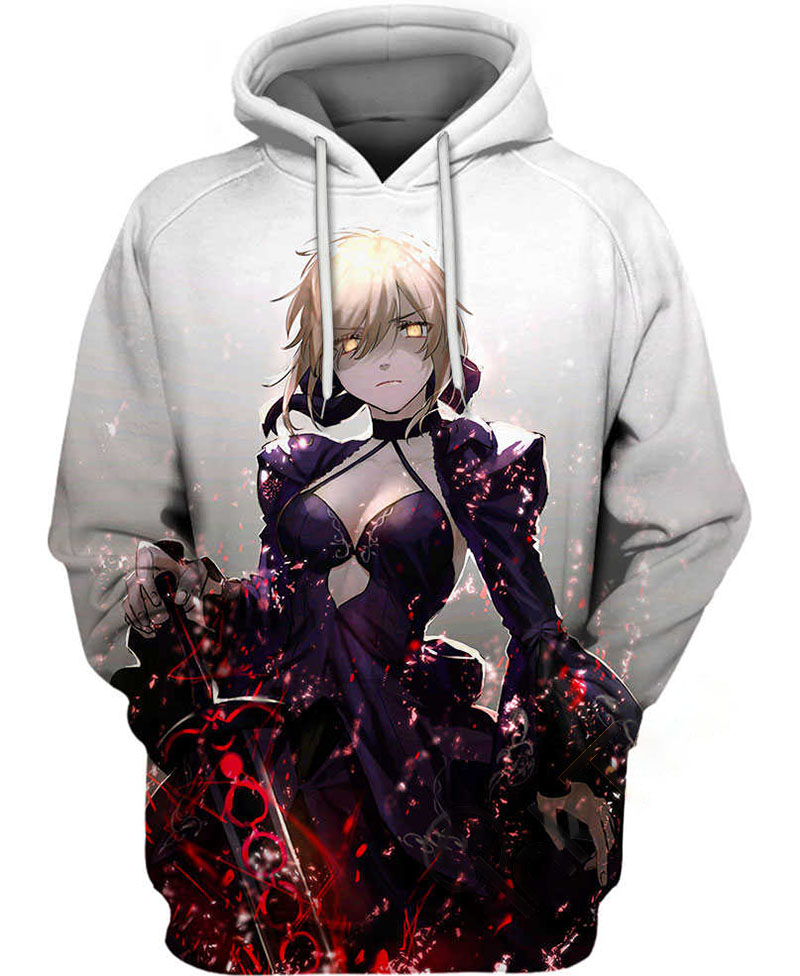Artoria Pendragon Hoodie 3D