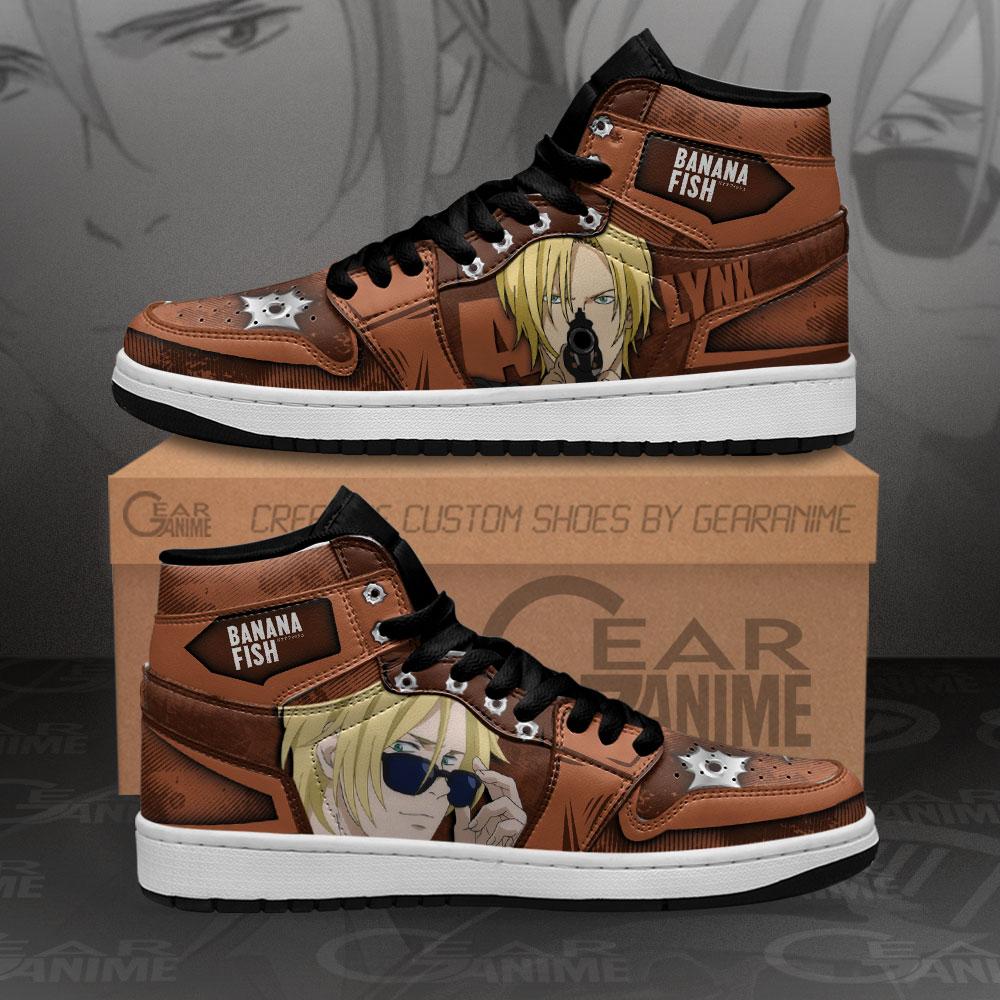 Ash Lynx Sneakers Banana Fish Anime Air Jordan Shoes