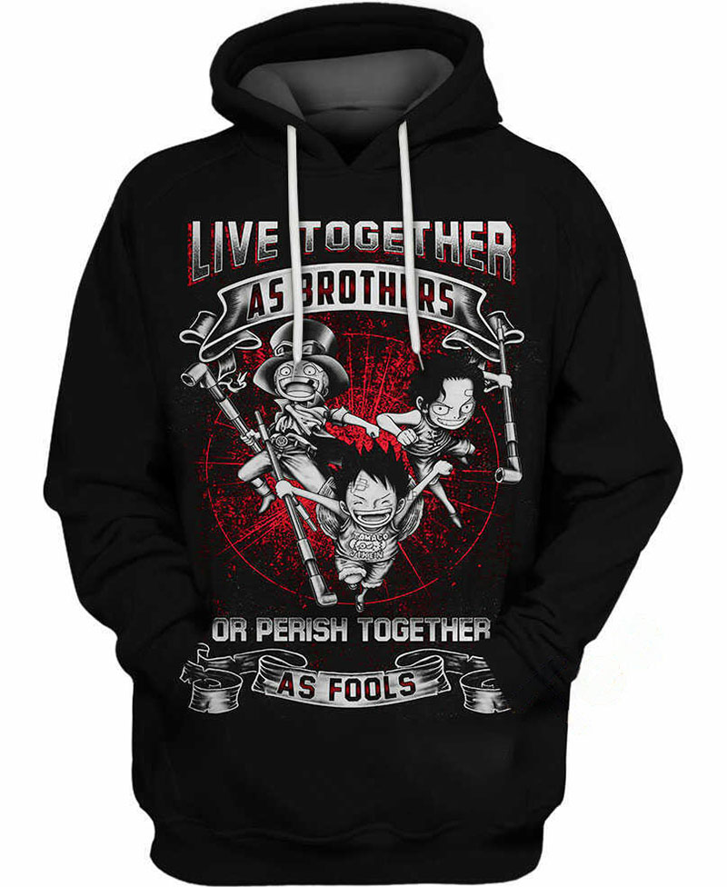 Asl One Piece Hoodie 3D