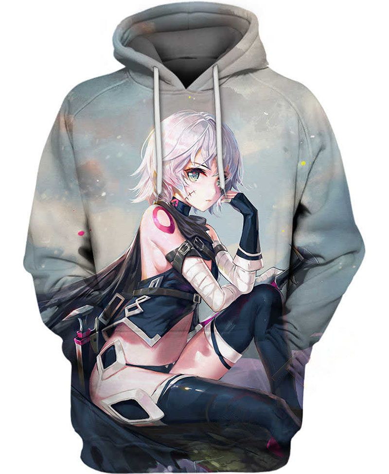 Assassin Of Black Hoodie 3D 9 Assassin Of Black Hoodie 3D