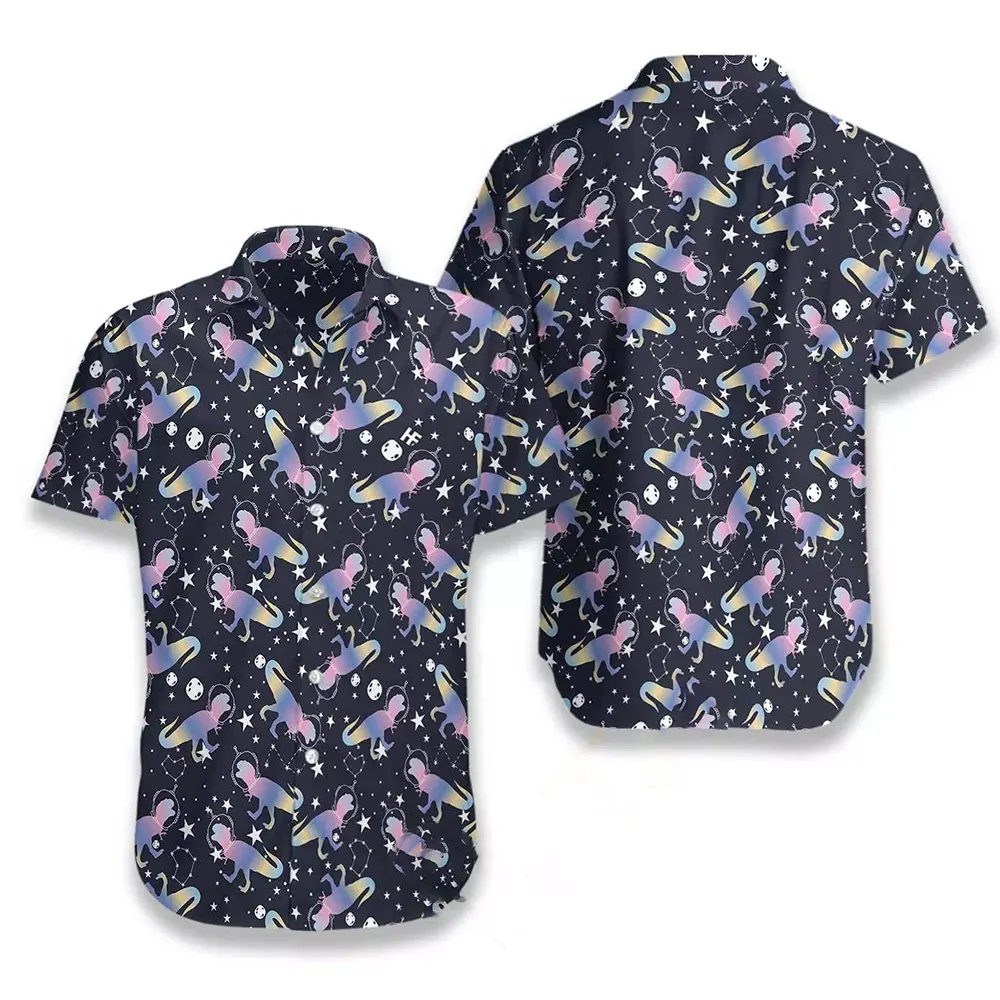 Astro T-rex Dinosaur Hawaiian shirts