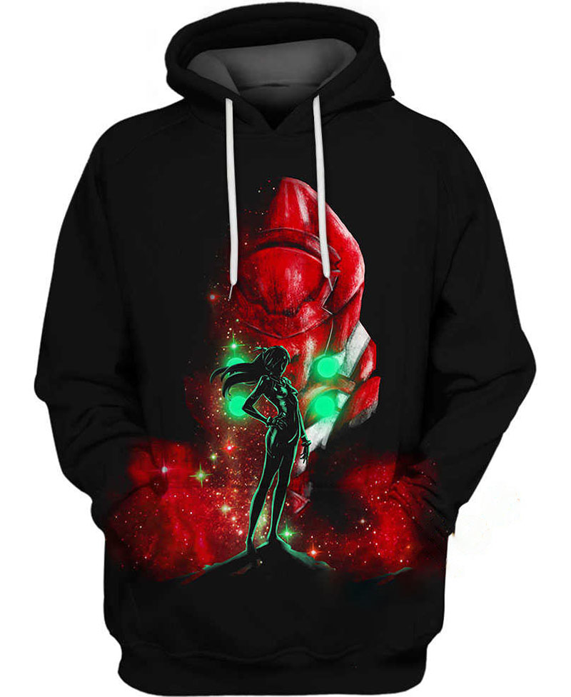 Asuka Langley Evangelion Hoodie 3D 6 Asuka Langley Evangelion Hoodie 3D