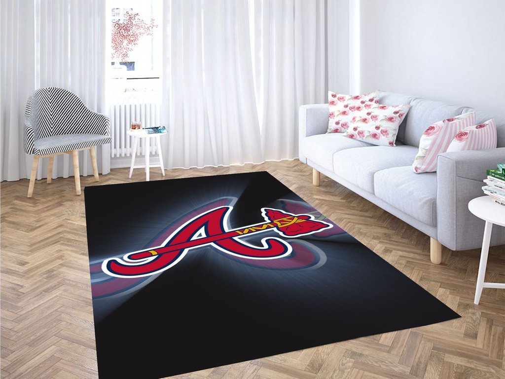 Atlanta Braves Living Room Modern Carpet Rug 9 Atlanta Braves Living Room Modern Carpet Rug