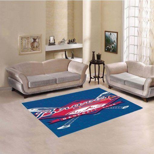 Atlanta Braves Mlb Baseball Area Limited Edition Rug 6 Atlanta Braves Mlb Baseball Area Limited Edition Rug