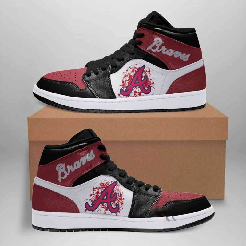Atlanta Braves Mlb Custom Air Jordan Shoes 3 Atlanta Braves Mlb Custom Air Jordan Shoes