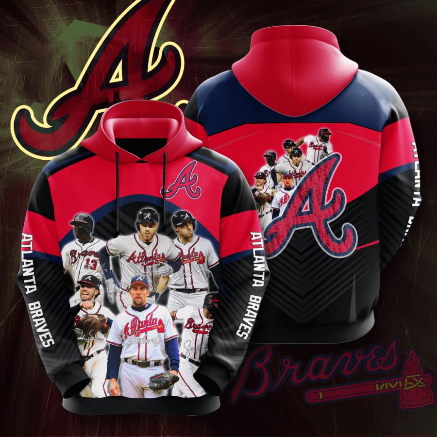 Atlanta Braves Custom Hoodie 3D