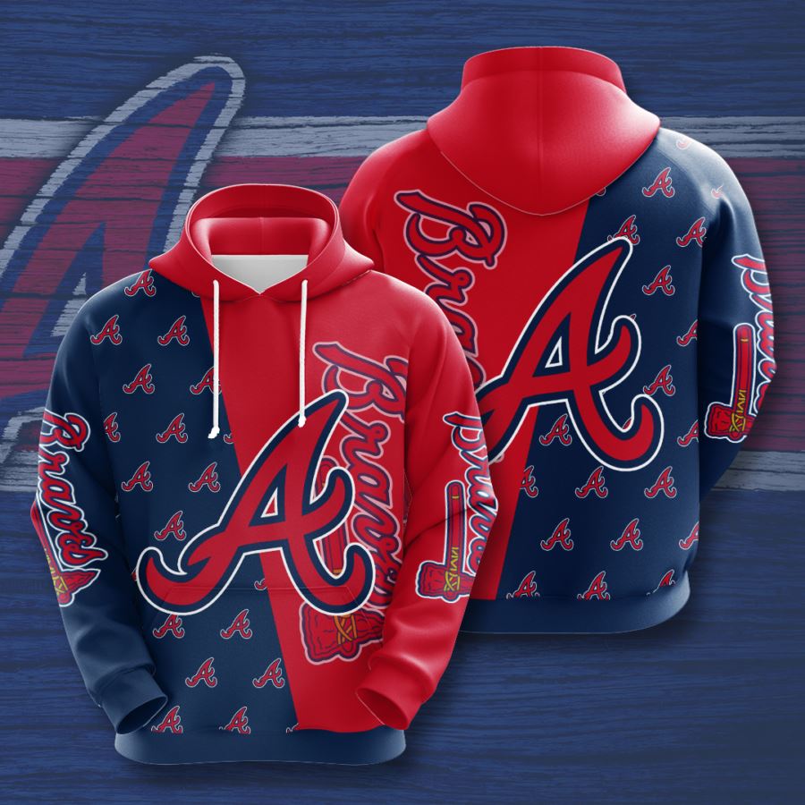 Atlanta Braves Custom Hoodie 3D