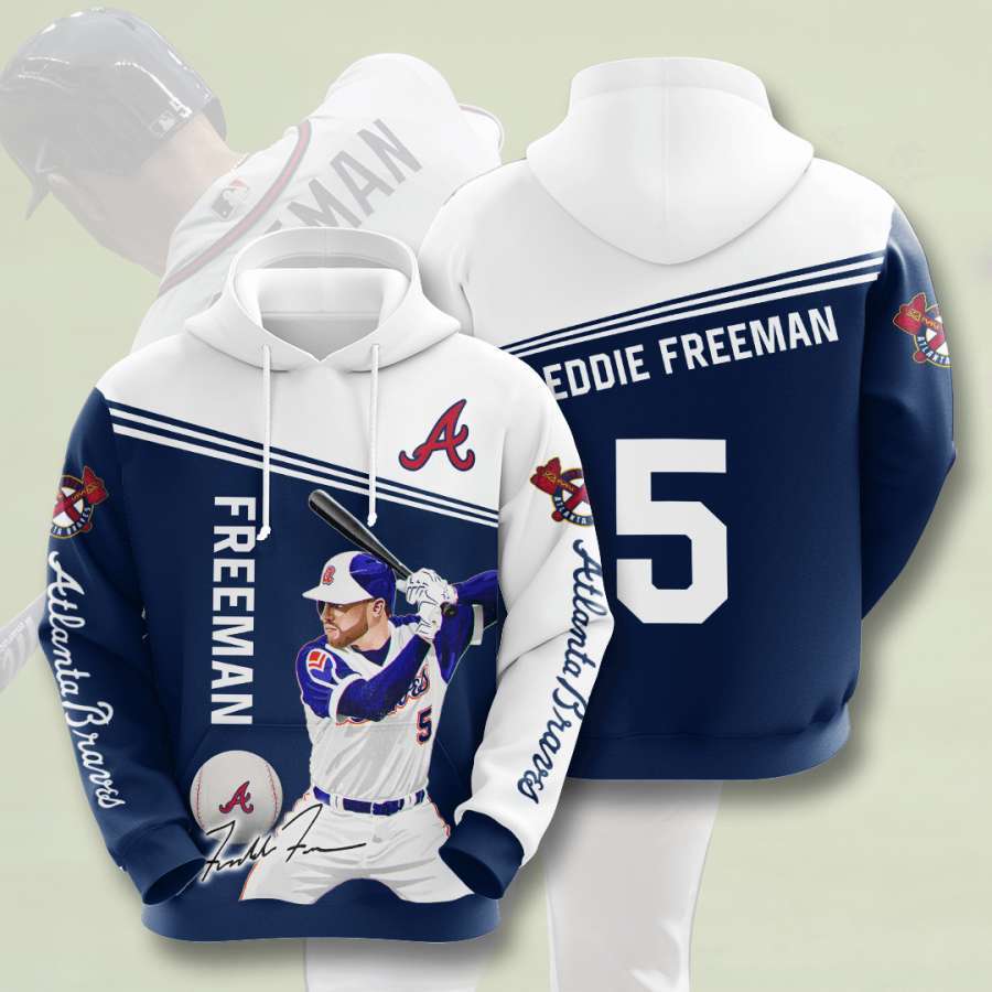 Atlanta Braves Custom Hoodie 3D