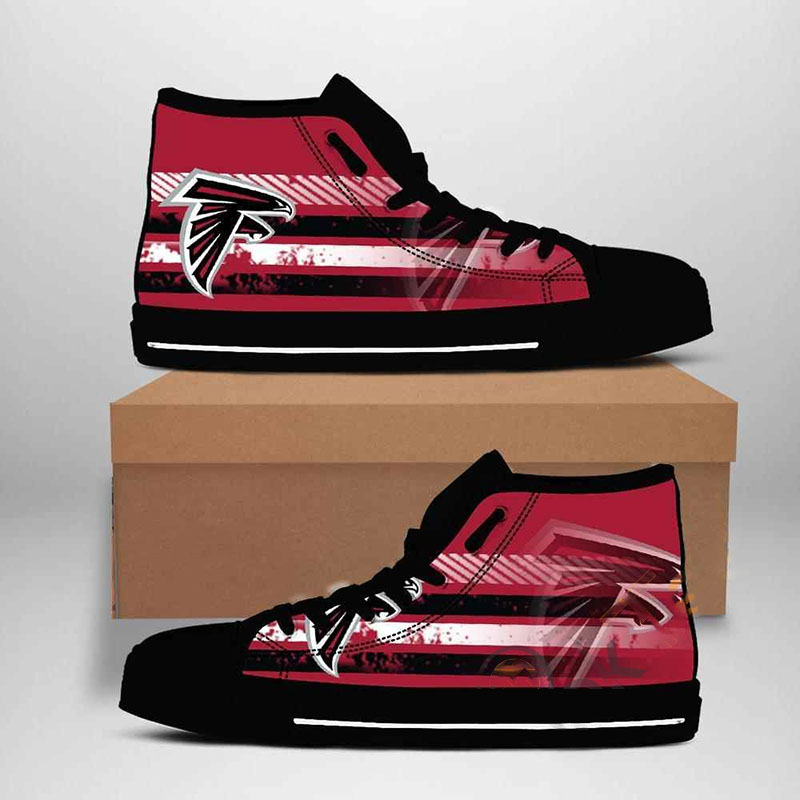 Atlanta Falcons Nfl Football High Top Shoes