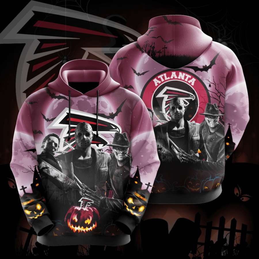 Atlanta Falcons Custom Hoodie 3D 7 Atlanta Falcons Custom Hoodie 3D