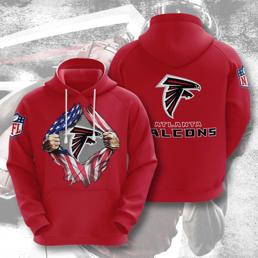 Atlanta Falcons Custom Hoodie 3D 2 Atlanta Falcons Custom Hoodie 3D