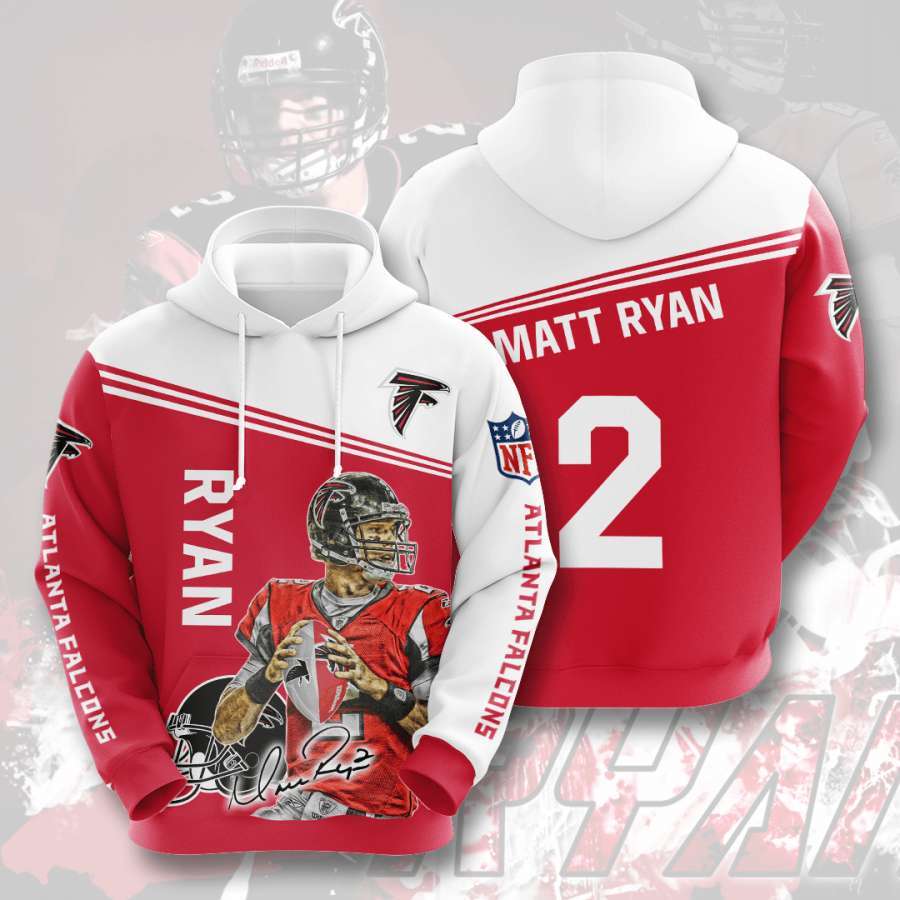 Atlanta Falcons Custom Hoodie 3D 5 Atlanta Falcons Custom Hoodie 3D