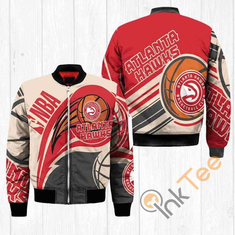 Atlanta Hawks NBA Balls Apparel Best Christmas Gift For Fans Bomber Jacket