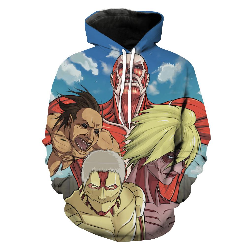 Attack On Titan All Colossal Titan Hoodie 3D 3 Attack On Titan All Colossal Titan Hoodie 3D