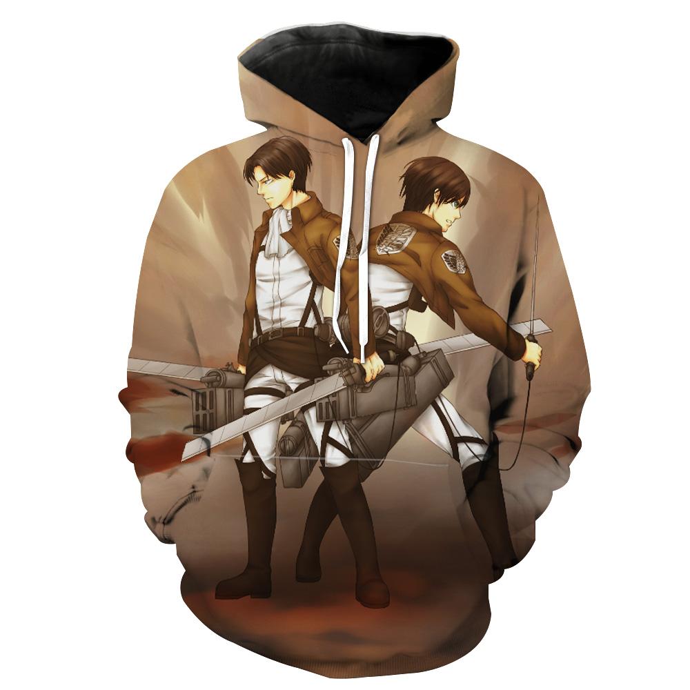 Attack On Titan Eren Eren Anime Hoodie 3D