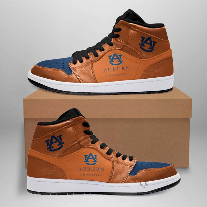 Auburn Tigers American Football Custom Air Jordan Shoes