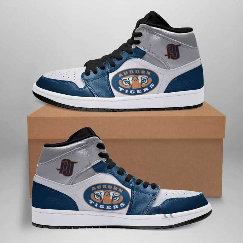 Auburn Tigers American Football Custom Air Jordan Shoes