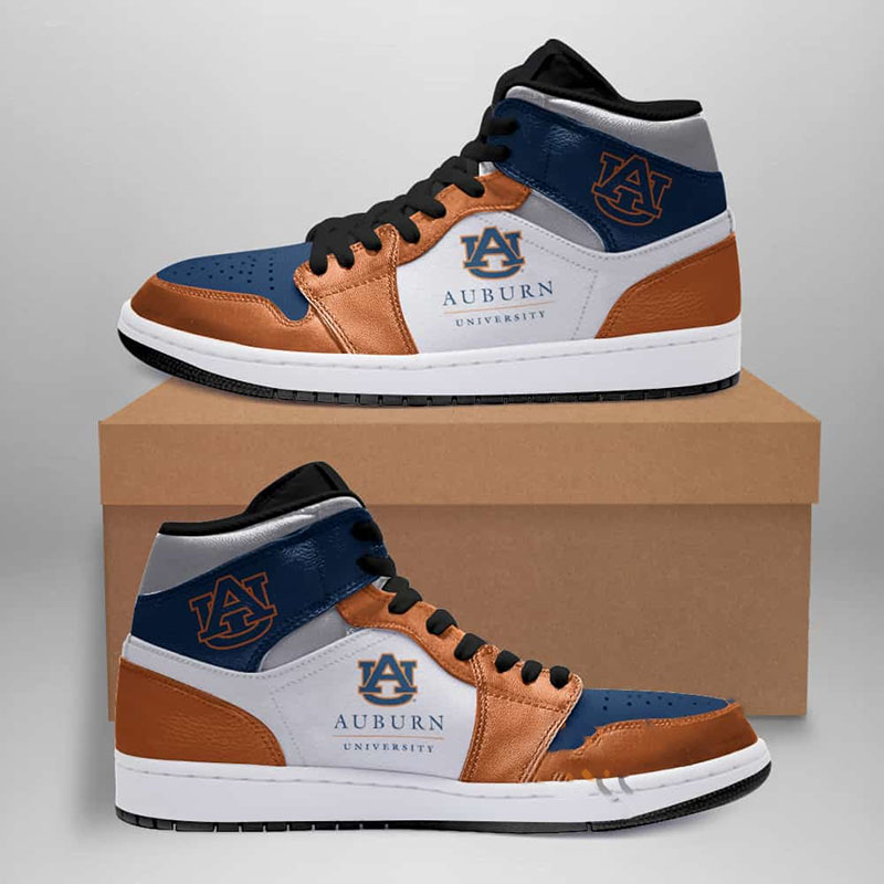 Auburn Tigers American Football Custom Air Jordan Shoes