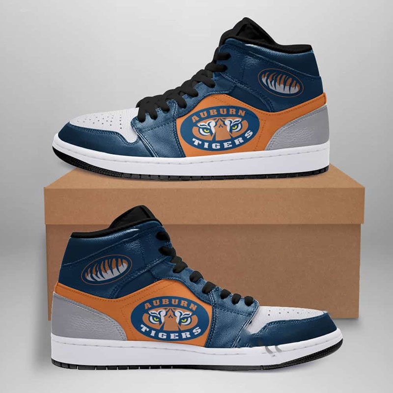 Auburn Tigers American Football Custom Air Jordan Shoes