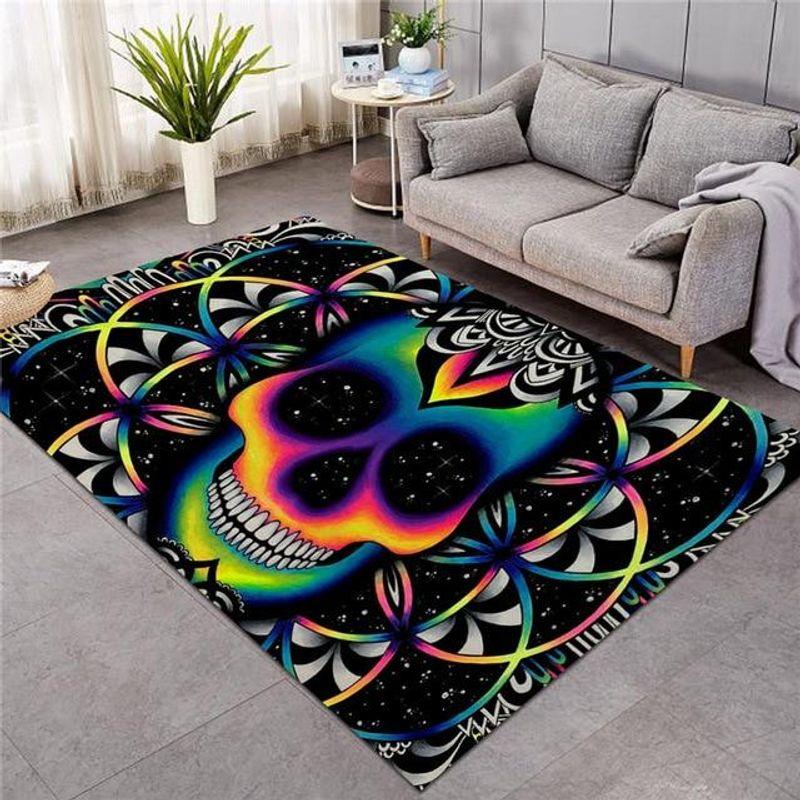 Auspicious Mandala Skull Rectangle Limited Edition Rug