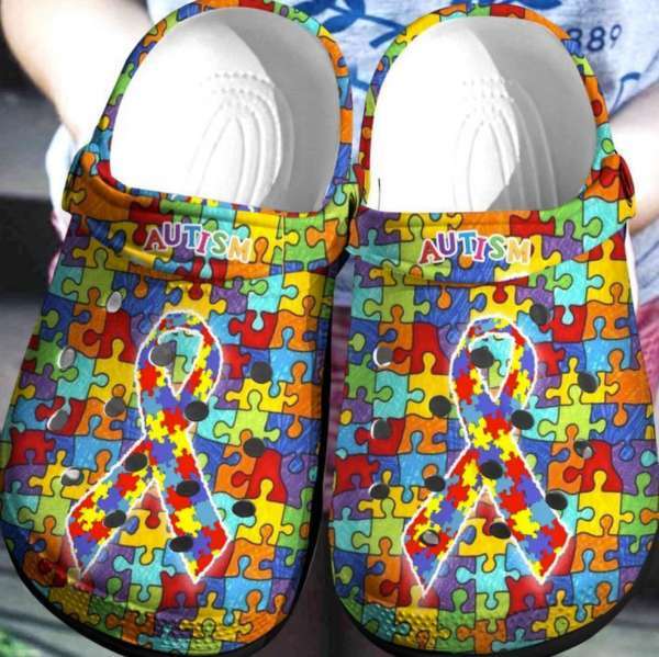 Autism Awareness Crocs Clog Shoes 3 Autism Awareness Crocs Clog Shoes