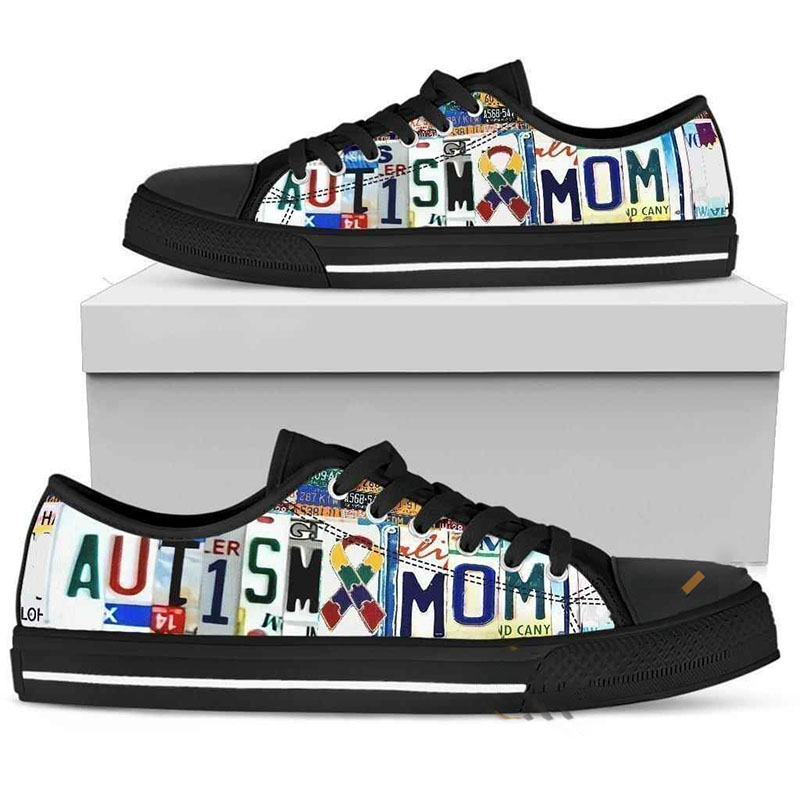 Autism Mom Low Top Shoes