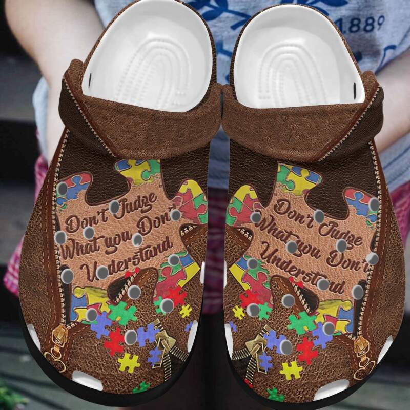Autism Sympathy Crocs Clog Shoes