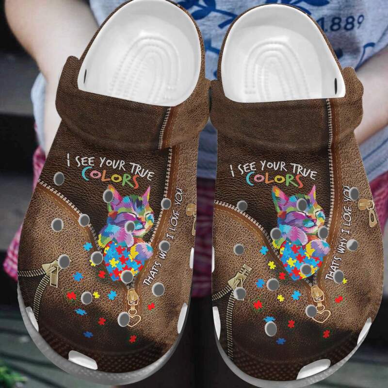 Autism True Colors Crocs Clog Shoes 5 Autism True Colors Crocs Clog Shoes