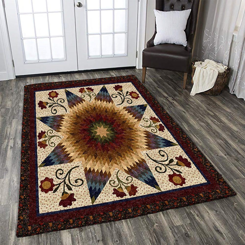 Autumn Star Quilt Pattern Limited Edition Rug
