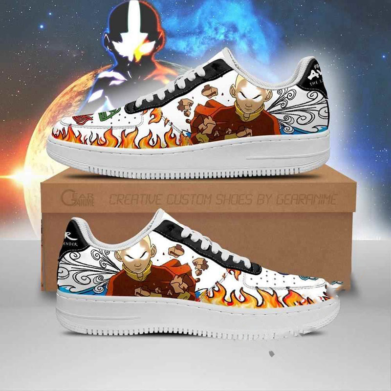 Avatar Airbender Characters Anime Nike Air Force Shoes 2 Avatar Airbender Characters Anime Nike Air Force Shoes