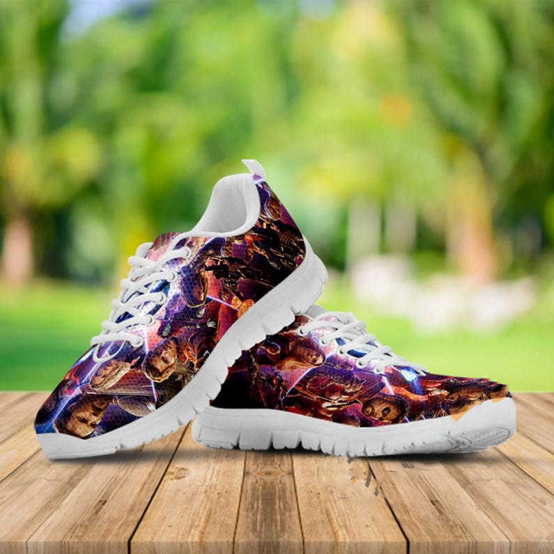 Avengers Custom Painted Marvel Seamless Pattern Nike Roshe Shoes