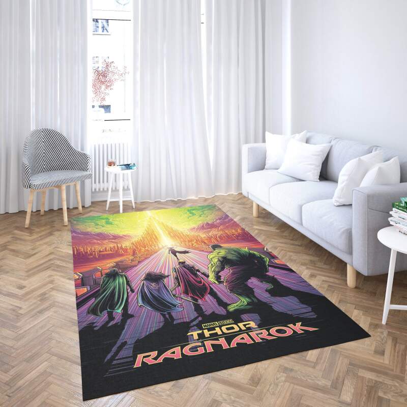 Avengers Marvel Superheroes Characters Lover Decorative Floor Rug