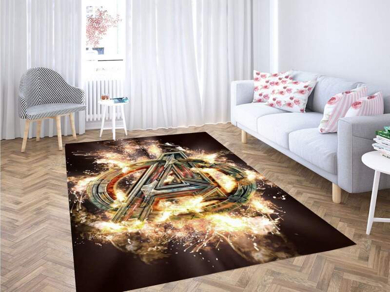 Avengers Ultron Background Carpet Rug