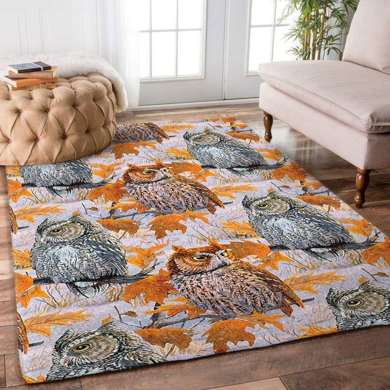 Awesome Owl Rectangle Limited Edition Rug 1 Awesome Owl Rectangle Limited Edition Rug