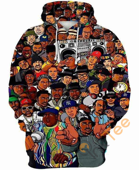 Awesome Rappers Hoodie 3d