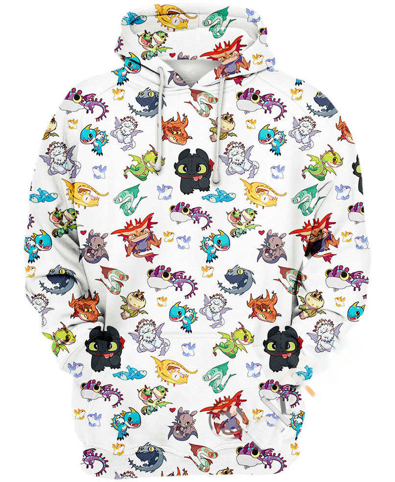 Baby Dragons Hoodie 3D