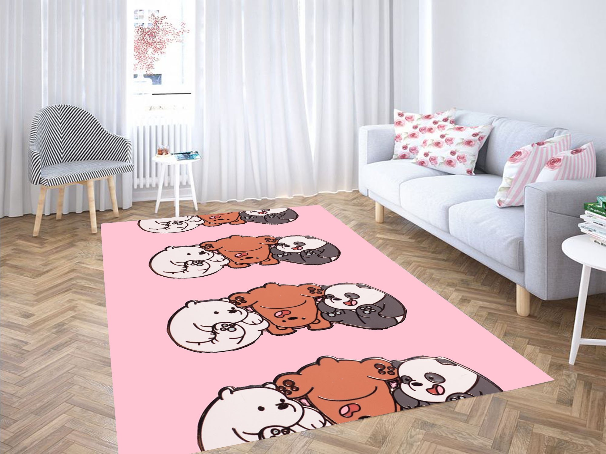 Baby Fat We Bare Bears Carpet Rug