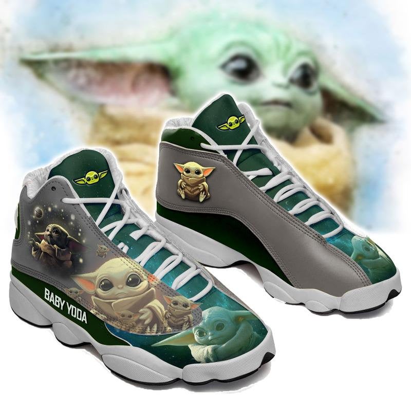 Baby Yoda From Star Wars Air Jordan Shoes 7 Baby Yoda From Star Wars Air Jordan Shoes