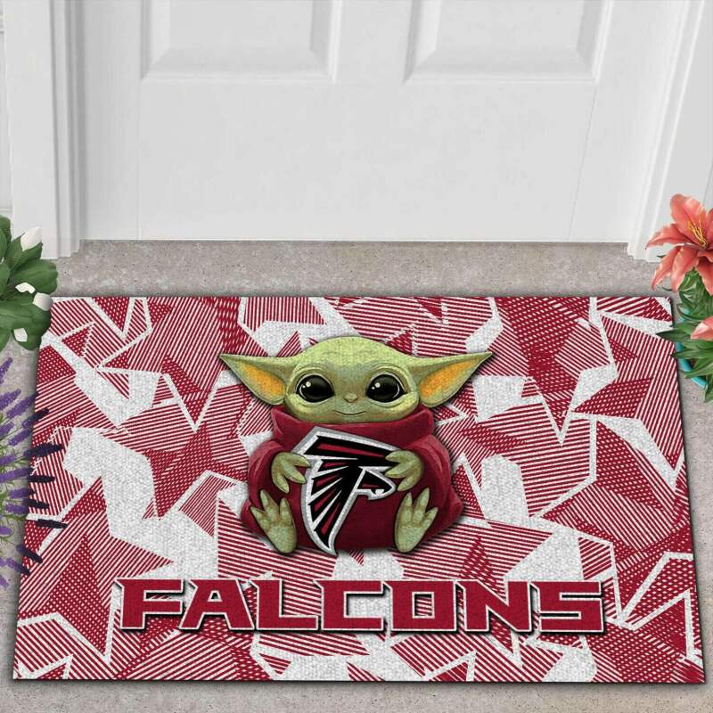 Baby Yoda Nfl Custom Doormat