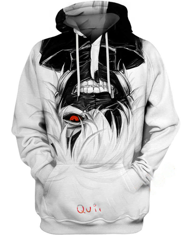 Badass Ken Kaneki Hoodie 3D