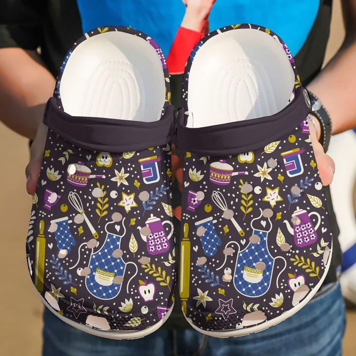 Baking Pattern Crocs Clog Shoes 16 Baking Pattern Crocs Clog Shoes