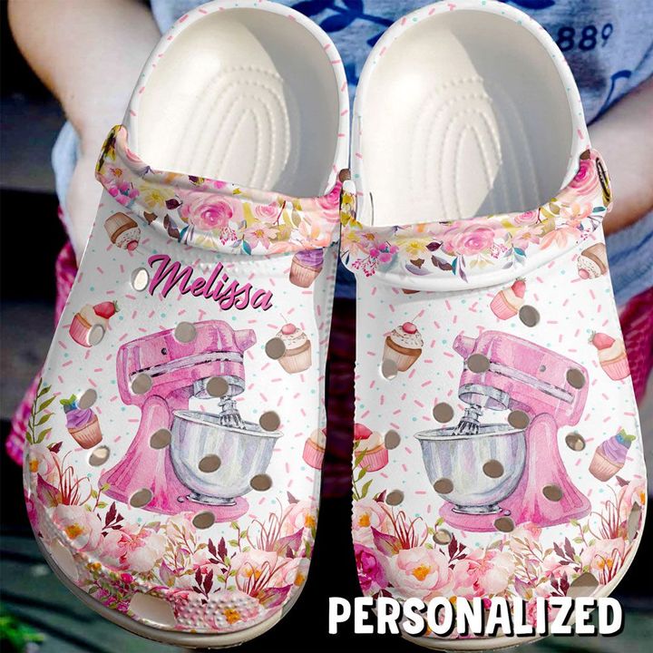 Baking Personalized Cute Mixer Crocs Clog Shoes