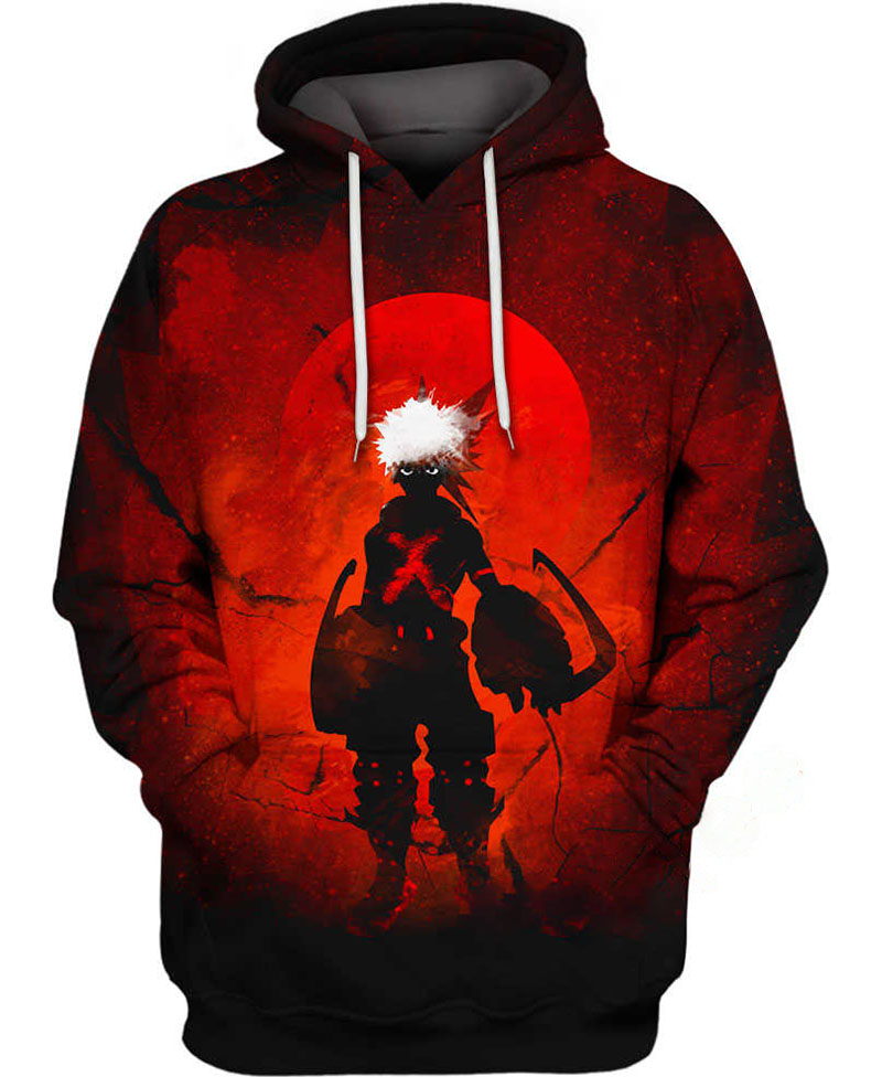 Bakugo Hoodie 3D