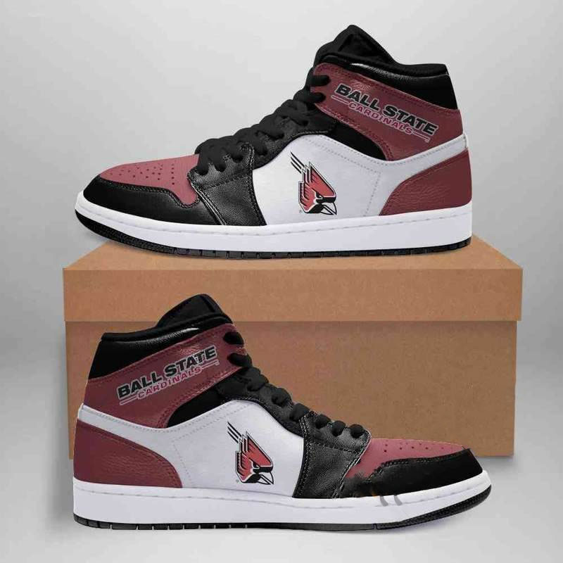 Ball State Cardinals Ncaa Custom Air Jordan Shoes