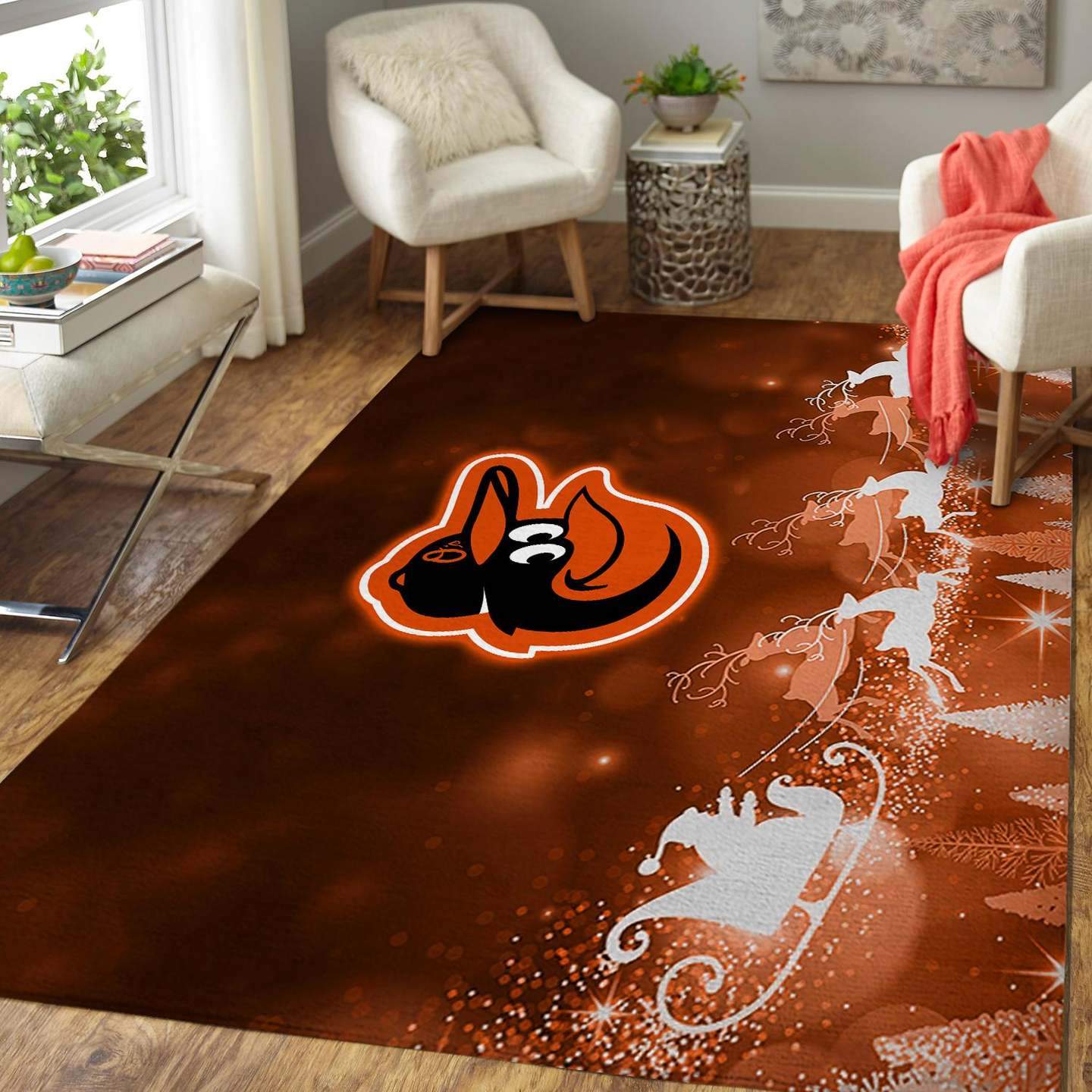Baltimore Orioles Mlb Baseball Christmas Area Limited Edition Rug 4 Baltimore Orioles Mlb Baseball Christmas Area Limited Edition Rug