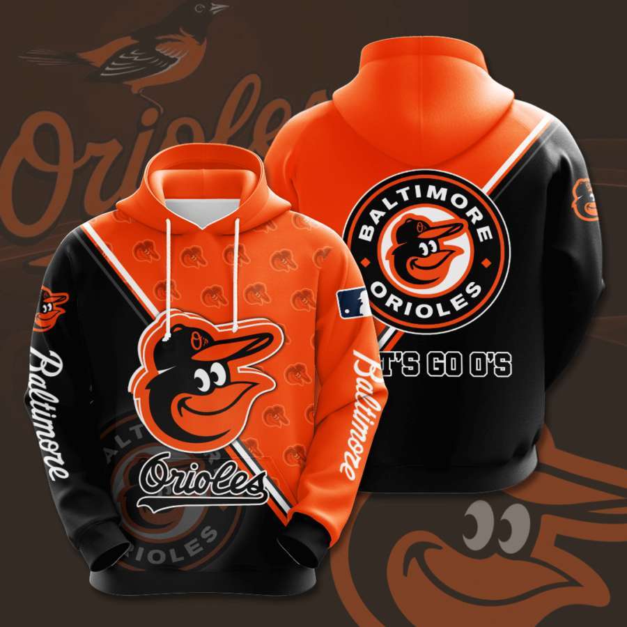 Baltimore Orioles Custom Hoodie 3D