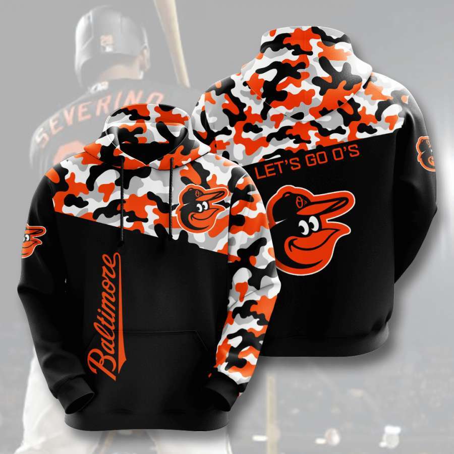 Baltimore Orioles Custom Hoodie 3D